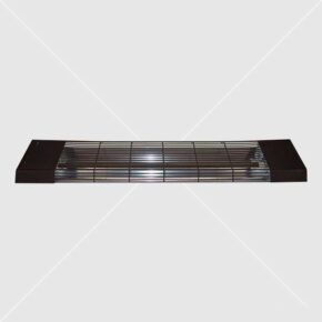 Radiant infrarosu cu tub ceramic 450W pe colt, protectie catifea maro - T0801-004